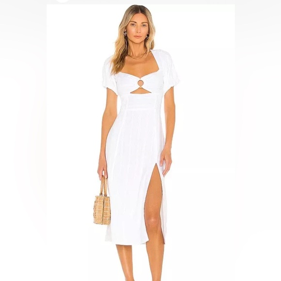 l*space Dresses & Skirts - L*SPACE Sienna Dress White Summer Resort Small $154